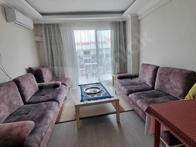 DALAMANDA HAVUZLU SİTE İÇERSİNDE EŞYALI KİRALIK 1+1 DAİRE - Görsel 5