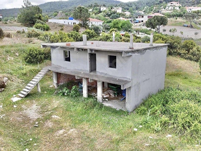 Milas Çamlıyurtta satılık müstakil iki katlı ev Harmaya - Görsel 2