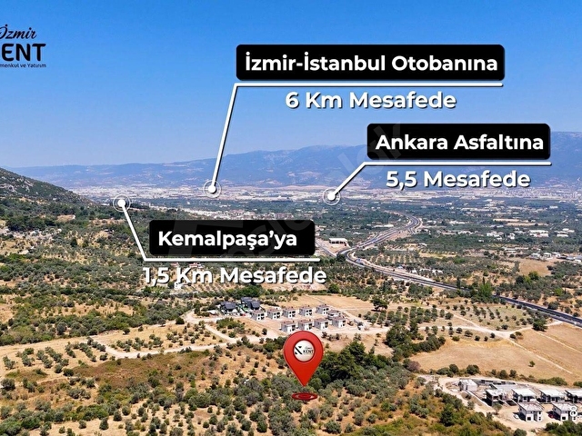 Kemalpaşa Çiniliköy Satılık 3.002 m2 Villa İmarlı Arsa - Görsel 4