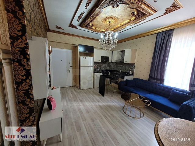 Rüya Prestij Sitesi 75m2 Eşyalı 1+1 Boş Satılık Daire Metrobüs - Görsel 2
