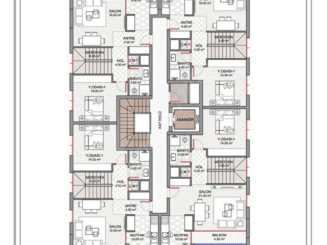 VALORİA ZAFERTEPE PROJESİNDE SATILIK DAİRELER - Görsel 10