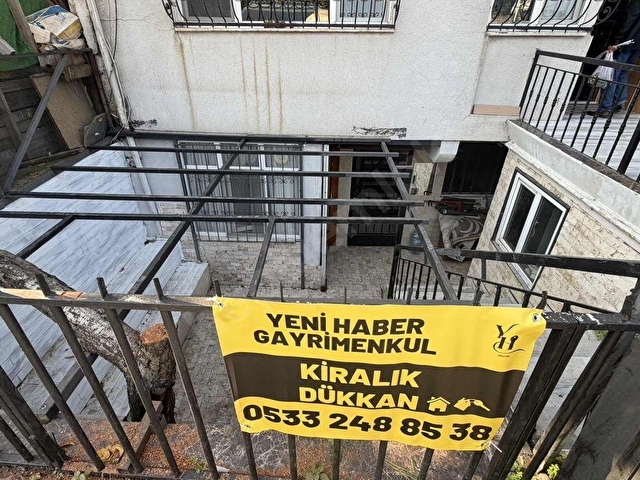CADDE ÜZERİ DOĞALGAZLI WCLİ 10M2 DEPO&DÜKKAN&OFİS