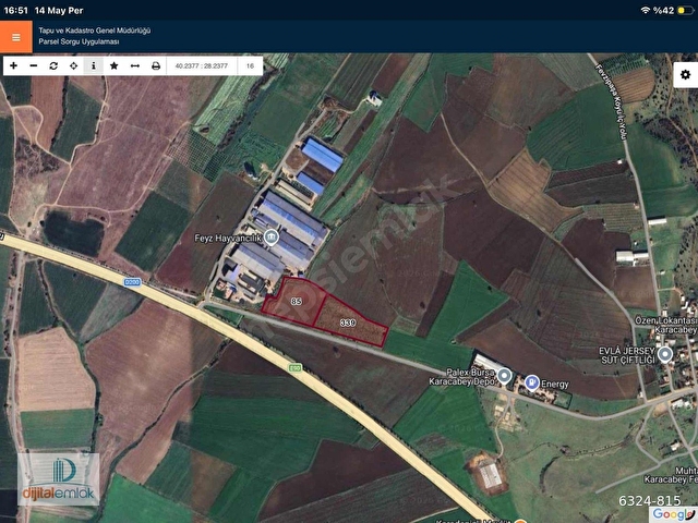 Karacabey Bandırma yolunda Satılık 30.700 m2 Yatırımlık Arazi. - Görsel 2