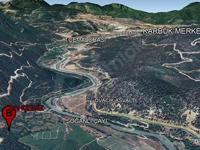 KARABÜK MERKEZ OVACIK YOLUNDA ESSİZ DOĞAL GÜZELLİKLER İÇİNDE 1DÖNÜM BAHÇE YERİ - Görsel 11