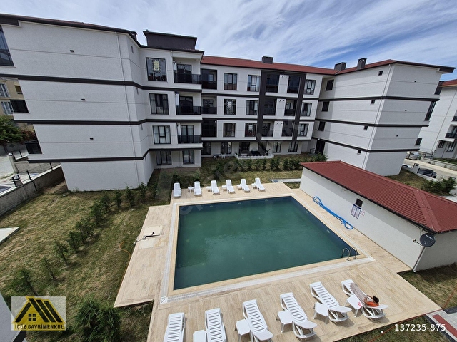 SU DEPOSU CİVARI 1+1 HAVUZLU SİTE İÇİ -ARAKAT- KAPALI CAM BALKON - Görsel 2