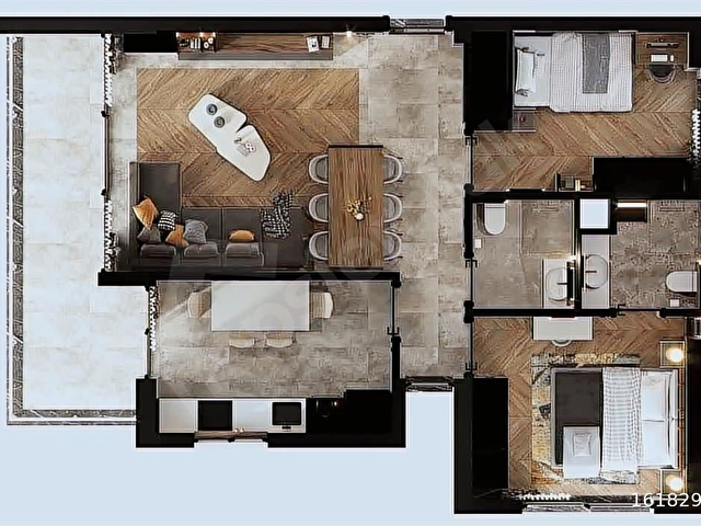AKSU ALTINTASTA ARMADA PARK PREMIUM 2+1 ULTRA LÜKS DAİRE - Görsel 11