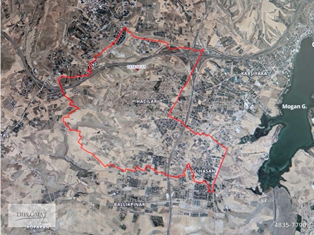 ANKARA GÖLBAŞI HACILAR  da; APLİKASYONU YAPILMIŞ 15,455,56M² TARLA - Görsel 5