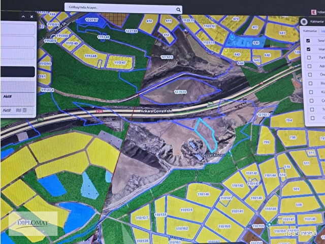 ANKARA GÖLBAŞI HACILAR  da; APLİKASYONU YAPILMIŞ 15,455,56M² TARLA - Görsel 2