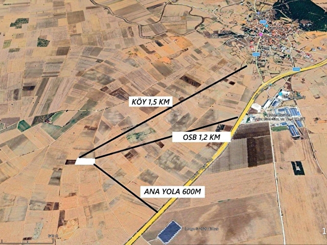 Denizli Çal Denizlerde Ana Yola 600 m 8.860 m² Satılık Tarla - Görsel 6