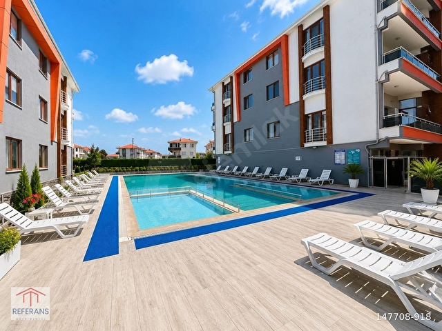 KARASUDA HAVUZLU SİTE İÇİNDE OTURUMA HAZIR 2+1 SATILIK DAİRE - Görsel 2