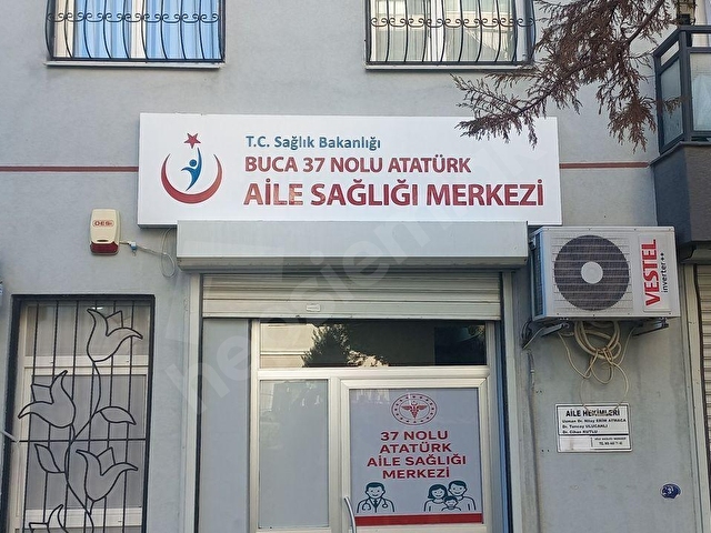 Atatürk te 37 Nolu Aile Sağlık Merkezi üstü Satılık Daire