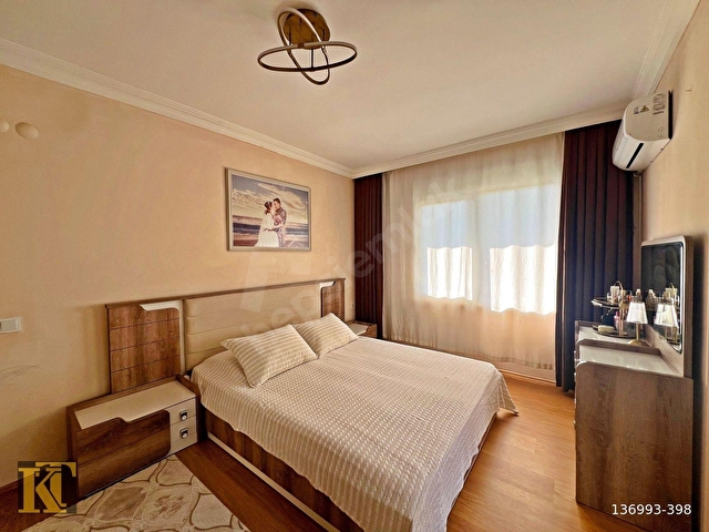 ALANYA CİKCİLLİDE SATILIK 2+1 SİTE İÇİ HAVUZLU MANZARALI DAİRE - Görsel 16
