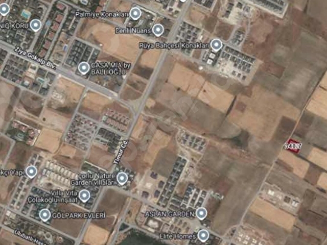 HARİKA KONUMDA SAHİBİNDEN ÇORLU ÖNERLER GÖLBAŞINDA 1535m2 KONUT İMARLI ARSA