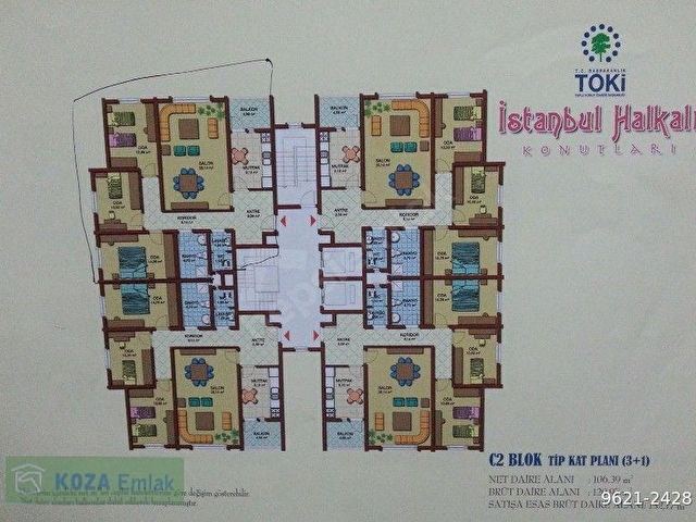 HALKALI ATAKENT AKASYA 1 EVLERİ SATILIK BOŞ 3+1 DAİRE - Görsel 23