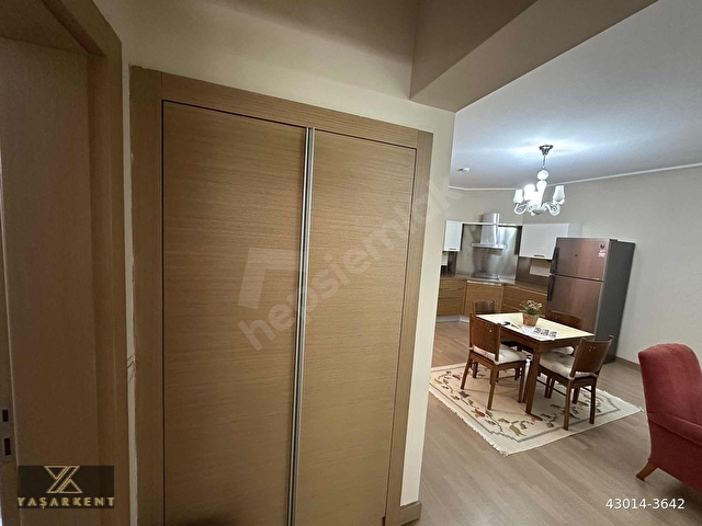 PARK ORAN KİRALIK 1+1 MOBİLYALI BAHÇE KATI DAİRE YAŞARKENTTEN - Görsel 8