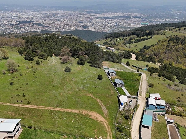 GÖKÇEÖREN DE SATILIK PANORAMİK BURSA MANZARALI 12750m2 ARAZİ