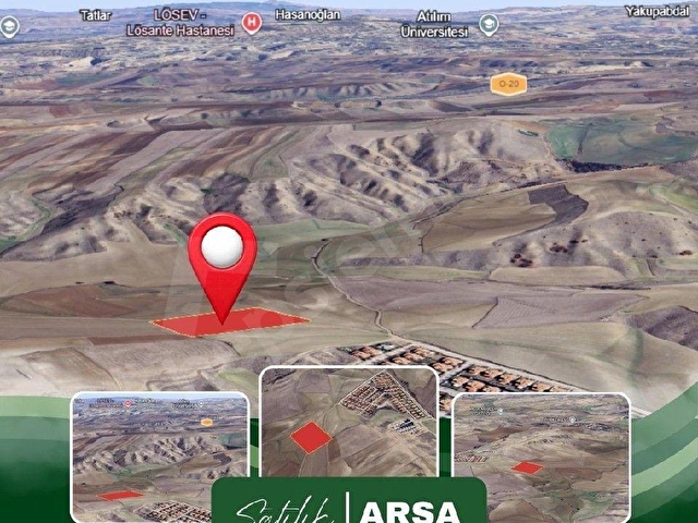 6 Kat İmarlı Bölgede 15 Adet 1+1 Yapılabilir  1559 m2 Hisse Arsa