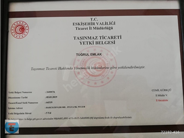 TUĞRUL EMLAK,TAN BAHÇELİ EVLER MAH,DE 3+1 ARA KAT KOMBİLİ 130m2 - Görsel 18