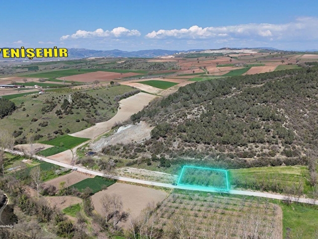 BURSA YENİŞEHİR ORHANİYE KÖYÜNDE SATILIK 35 METRE YOL CEPHELİ MÜSTAKİL PARSEL - Görsel 9