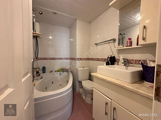 ALANYA BEKTAŞDA SATILIK 3+1 AMERİKAN MUTFAK GENİŞ DAİRE - Görsel 28