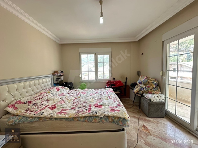 ALANYA BEKTAŞDA SATILIK 3+1 AMERİKAN MUTFAK GENİŞ DAİRE - Görsel 24