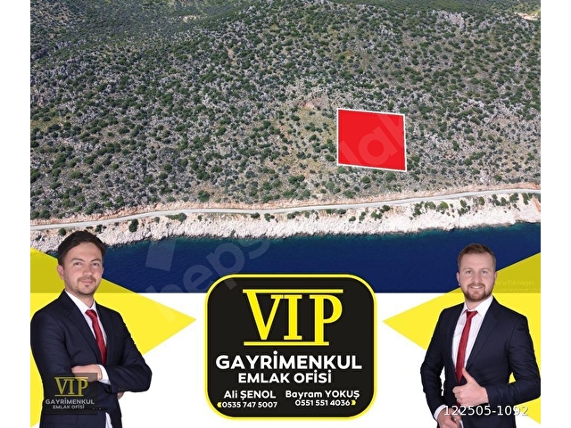 VİP GAYRİMENKULden KAŞ SARIBELEN 391m² DENİZMANZARALI ZEYTİNLİK