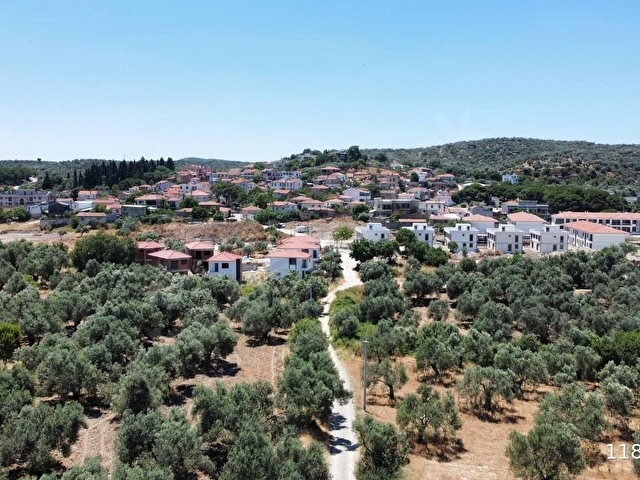 ÖZGÜNDEN Keremköy de köy kenarı deniz manzaralı zeytinlik - Görsel 13