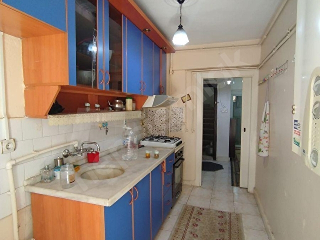 SAİMEKADINDA 90M2 2+1 ÇİFT BALKON SALON BAĞIMLI KOT 2 KOMBİLİ SATILIK DAİRE - Görsel 3