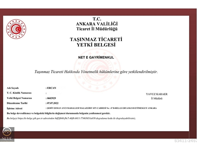 NET/EDEN MEVLANADA SİTE İÇERİSİNDE 2+1 SATILIK DAİRE - Görsel 26