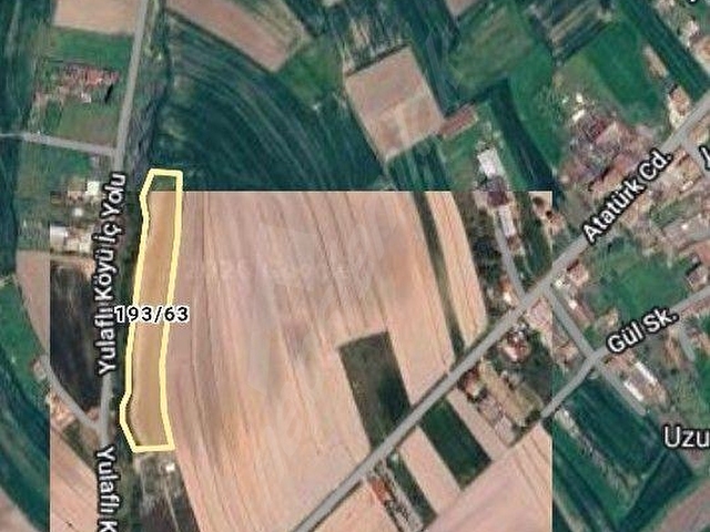 Ergene Yulaflı MahallesindeSatılık Tarla - 8.086 m2 MüstakilTek Tapu Yerleşim Alanı İçinde 