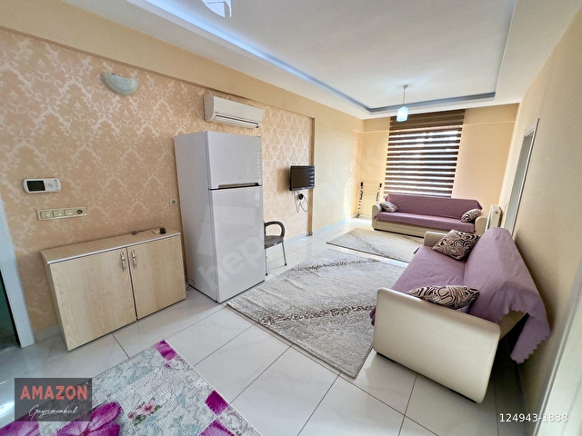 AMAZONDAN EGEMENLİK MAHALLESİNDE DEPOZİTOSUZ EŞYALI 1+1 DAİRE! - Görsel 9