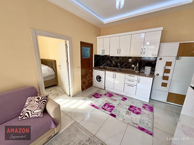AMAZONDAN EGEMENLİK MAHALLESİNDE DEPOZİTOSUZ EŞYALI 1+1 DAİRE! - Görsel 8