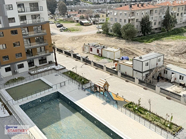 İzka North Projesinde Oturuma Hazır Satılık 1+1 Daire - Görsel 14