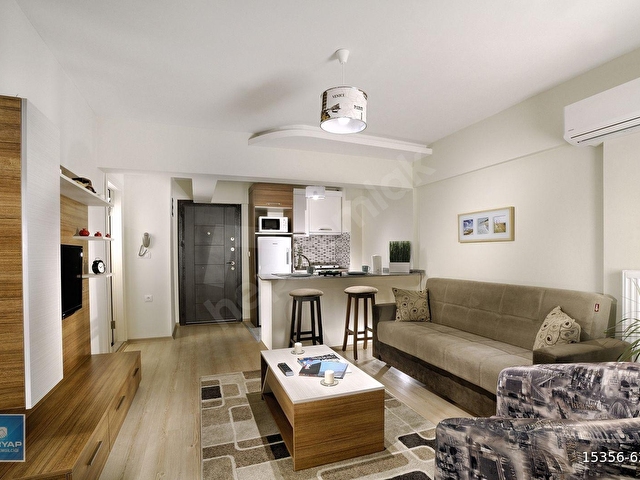 Studyo Damla Residence Full Eşyalı Klima D.Gaz AraKat 1+1 Daire - Görsel 18