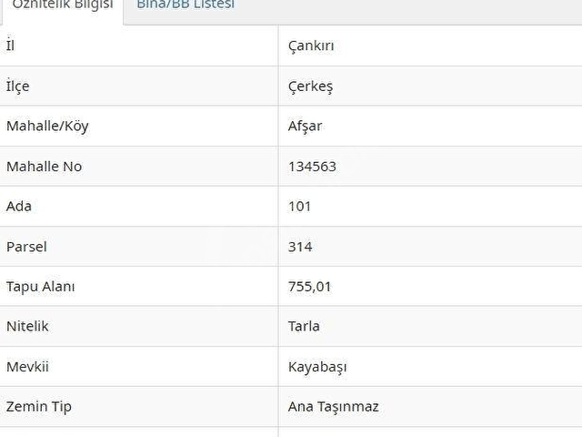 ÇANKIRI ÇERKEŞ AFŞARDA KÖYÜN DİBİNDE 755M² TARLAMIZ SATILIKTIR - Görsel 4