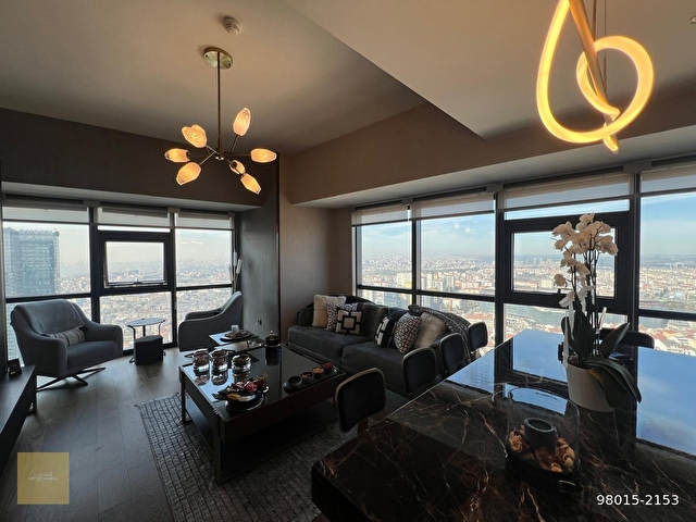 Bomonti Rotana Residence Yüksek Kat Manzaralı 2+1 Satılık Daire