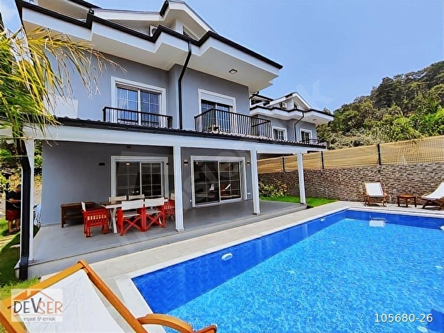 GÖCEK DE 4 ODA 1 SALON 4 BANYOLU MÜSTAKİL BAHCE-HAVUZLU VİLLA - Görsel 5