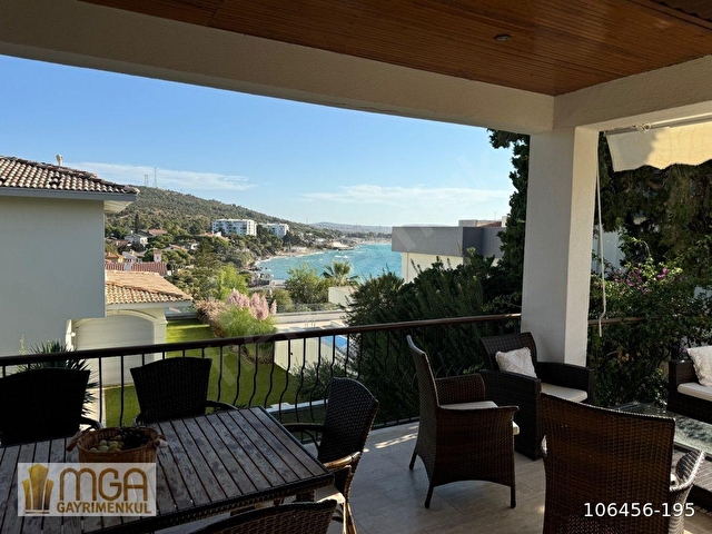 Çeşme Ardıçta Denize Sıfır Yıllık Kiralık Villa - Görsel 20