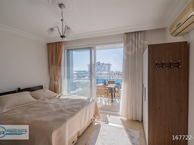 Alanya Cikcilli Site İçerisinde Deniz Manzaralı 1+1 Satılık - Görsel 7