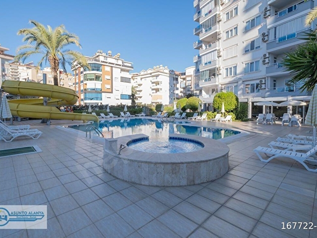 Alanya Cikcilli Site İçerisinde Deniz Manzaralı 1+1 Satılık - Görsel 13