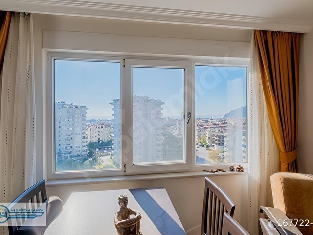 Alanya Cikcilli Site İçerisinde Deniz Manzaralı 1+1 Satılık - Görsel 4