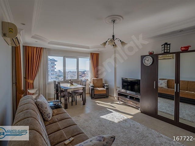 Alanya Cikcilli Site İçerisinde Deniz Manzaralı 1+1 Satılık - Görsel 5