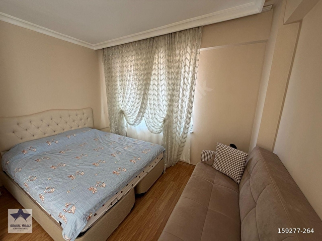 İnkumda Eşyalı, Deniz Manzaralı 2+1 Kiralık Daire (80m²) - Görsel 9