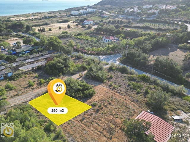 GO/ONDAN BOZCAADA CUMHURİYET MAHALLESİNDE SATILIK 250 M² TARLA - Görsel 2