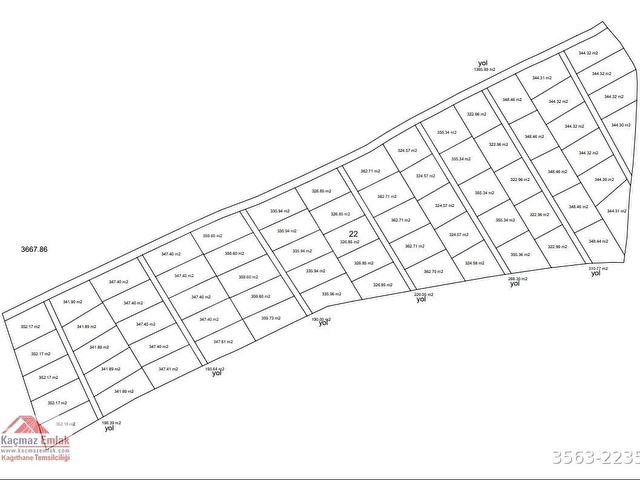 Karaağaç Topallar!a 1.000 m² den 20.000 m²ye satılık arsalar - Görsel 2