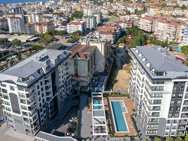 Alanya Merkez Royal Tower 2+1Full Aktiviteli Lüx Konsept 158.000 Euro