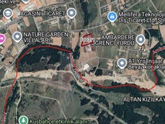 ÇERKEZKÖY AMBARDERE 267 METRE KARE ARSA