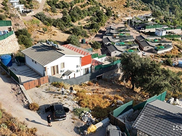 FETHİYE FARALYA MAH. KİRME MEVKİİ EŞSİZ DENİZ MANZARALI 650 M2 TARLA - Görsel 4