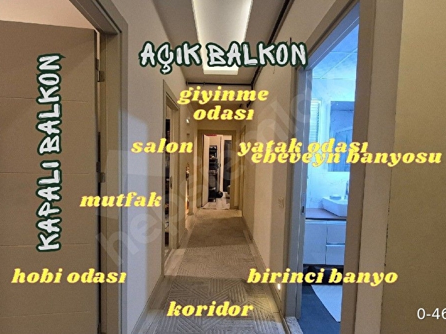 126m²,Kapalı Mutfak,3+1,Cift Cephe,KapalıOtopark,Ebeveyn Banyolu - Görsel 21