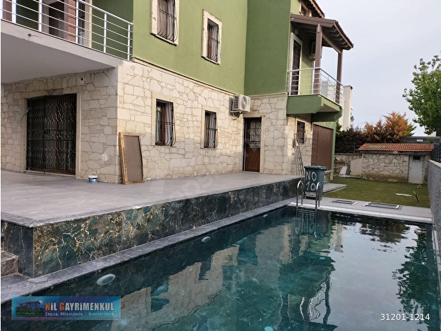Alaçatı göbene de sezonluk kiralık müstakil ev ve havuzlu villa - Görsel 25